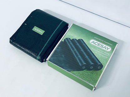 ACESAY Plastic sheeting for preventing weed growth Weed Barrier Membrane: Efficient Weed Control, Create a Breathable and Moisture-Retaining Growth Environment for Gardening Plants