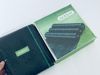 ACESAY Plastic sheeting for preventing weed growth Weed Barrier Membrane: Efficient Weed Control, Create a Breathable and Moisture-Retaining Growth Environment for Gardening Plants
