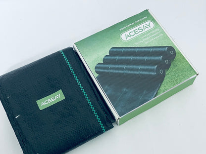 ACESAY Plastic sheeting for preventing weed growth Weed Barrier Membrane: Efficient Weed Control, Create a Breathable and Moisture-Retaining Growth Environment for Gardening Plants