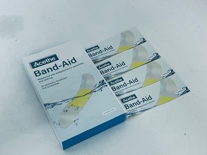 Acethe Waterproof Antibacterial Band-Aid, Designed for Swimming & Bathing | 3D Breathable & Comfortable Fit, Essential for Wound Protection