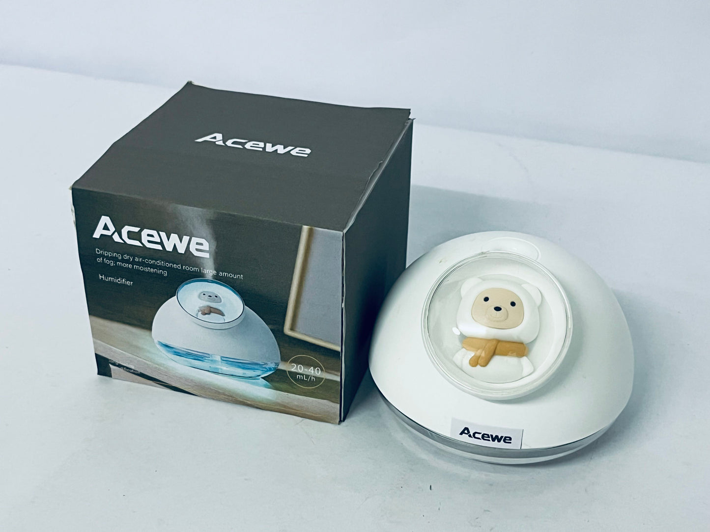 Acewe Cute Bear Humidifier: Inject Fresh Moisture into Dry Spaces, Create a Healing and Comfortable Small World