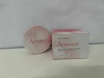 Acewest Loose Face Powder—— Light & Delicate Finish for Flawless Skin