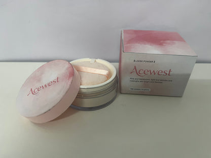 Acewest Loose Face Powder—— Light & Delicate Finish for Flawless Skin