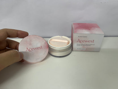 Acewest Loose Face Powder—— Light & Delicate Finish for Flawless Skin