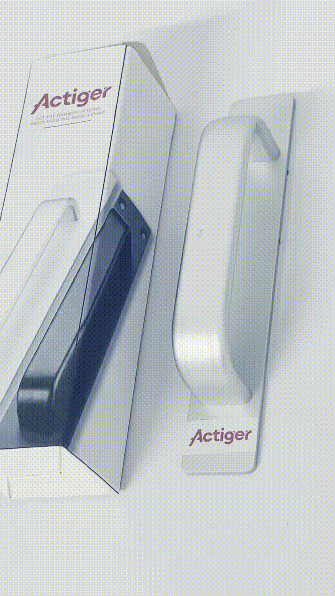 Actiger Stainess Steel Door Handle Pull Plate Commercial Door Handle
