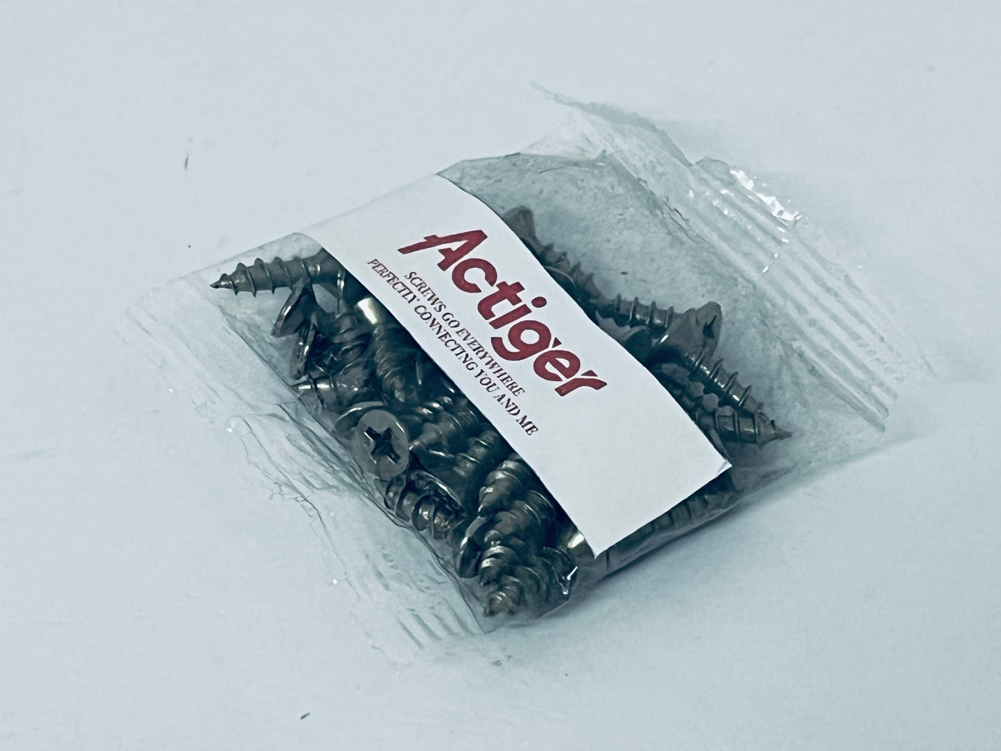 Actiger #8×3/4”for Sheet Metal Self-Tapping Screws 410 Stainless Steel Truss Head High-Strength Quick Tapping Screws
