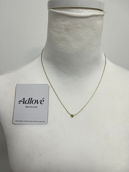 Adlove Dainty Heart Gold Necklace —— Elevate Your Daily Look with Minimalist Luxury