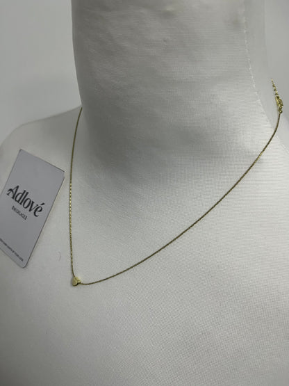 Adlove Dainty Heart Gold Necklace —— Elevate Your Daily Look with Minimalist Luxury