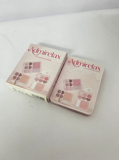 Admirelax 8 Colors Nude Eyeshadow Palette-Warm Neutral Shade, Long Lasting & Blendable Matte and Shimmer Eye Shadow Palette Makeup for Beginner