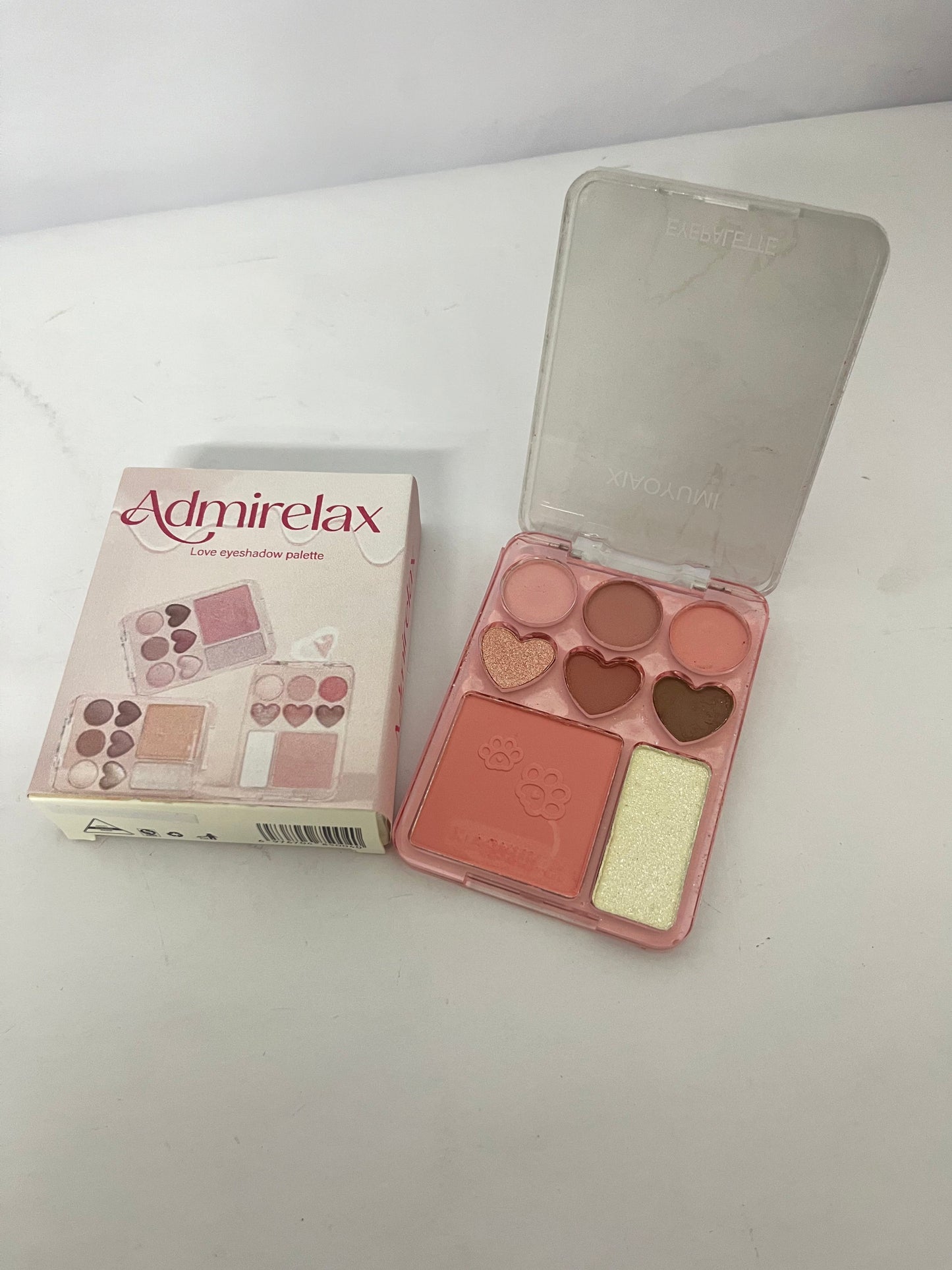 Admirelax 8 Colors Nude Eyeshadow Palette-Warm Neutral Shade, Long Lasting & Blendable Matte and Shimmer Eye Shadow Palette Makeup for Beginner