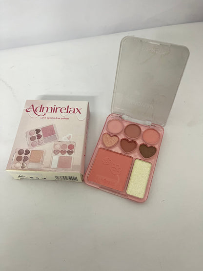 Admirelax 8 Colors Nude Eyeshadow Palette-Warm Neutral Shade, Long Lasting & Blendable Matte and Shimmer Eye Shadow Palette Makeup for Beginner