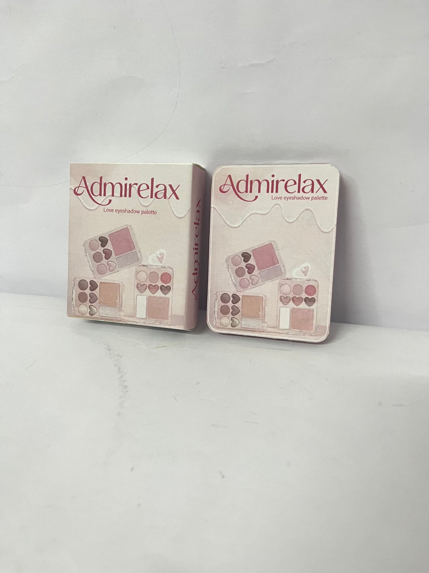 Admirelax 8 Colors Nude Eyeshadow Palette-Warm Neutral Shade, Long Lasting & Blendable Matte and Shimmer Eye Shadow Palette Makeup for Beginner