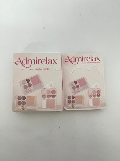 Admirelax 8 Colors Nude Eyeshadow Palette-Warm Neutral Shade, Long Lasting & Blendable Matte and Shimmer Eye Shadow Palette Makeup for Beginner
