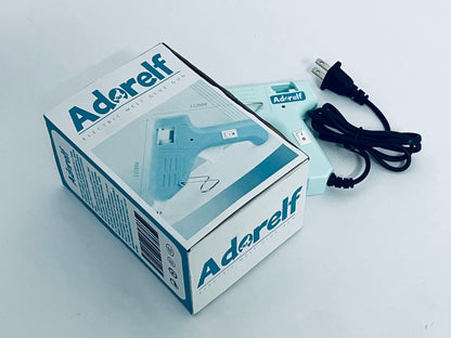 Adorelf Mini Hot melt gun Handmade glue gun for household use (blue) Fast Preheating Hot Melt, High Temp for School Crafts DIY Arts and Quick Home Repairs