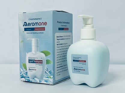Aeromone Press Toothpaste,Baking Soda Whitening Toothpaste,Stain Removal Whitening Strong Cleaning Power Natural Stain Remover Fluoride-Free (200g)