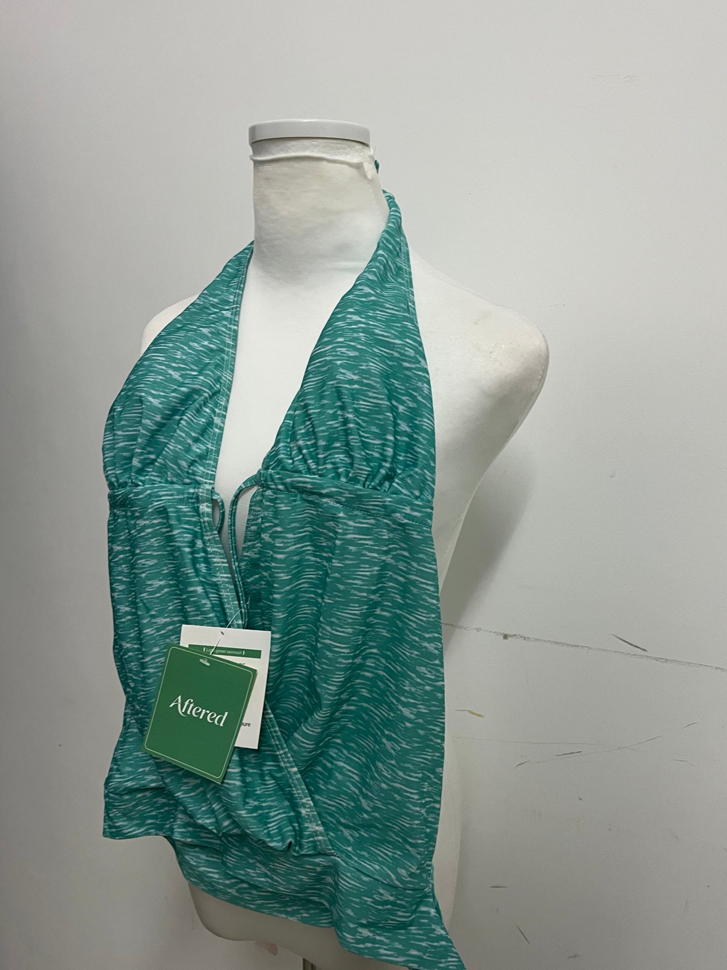 [Aftered Swimsuits]——Halter Neck Swimsuit Top - Vacation Style Tummy Control Swimwear