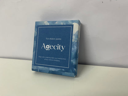 【Agecity Blue Eyeshadow Palette】—— Vibrant Blue Tones & Long-Lasting Formula for Eye-Catching Looks