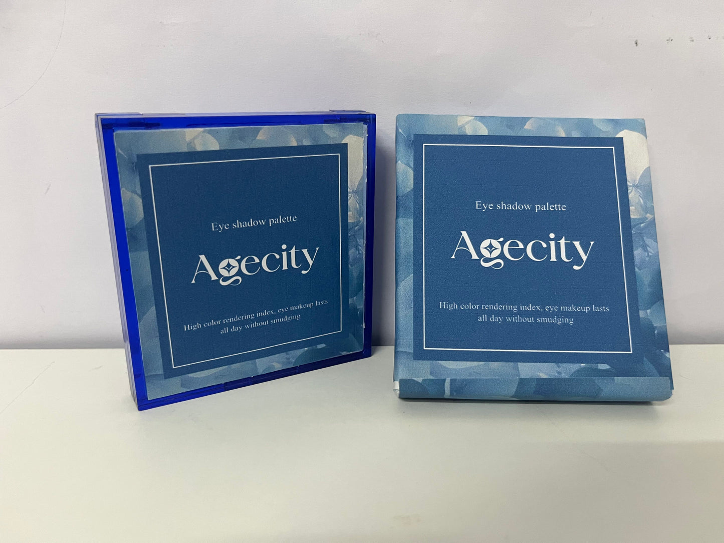 【Agecity Blue Eyeshadow Palette】—— Vibrant Blue Tones & Long-Lasting Formula for Eye-Catching Looks