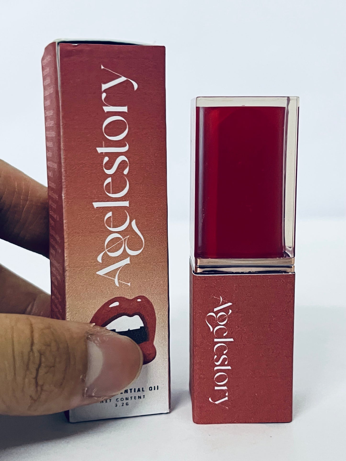 Agelestory Lipstick, Lip Makeup, Cream Finish, Hydrating Lipstick, Nude Lust, Moisturized Feel, 1 Count
