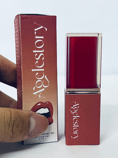 Agelestory Lipstick, Lip Makeup, Cream Finish, Hydrating Lipstick, Nude Lust, Moisturized Feel, 1 Count