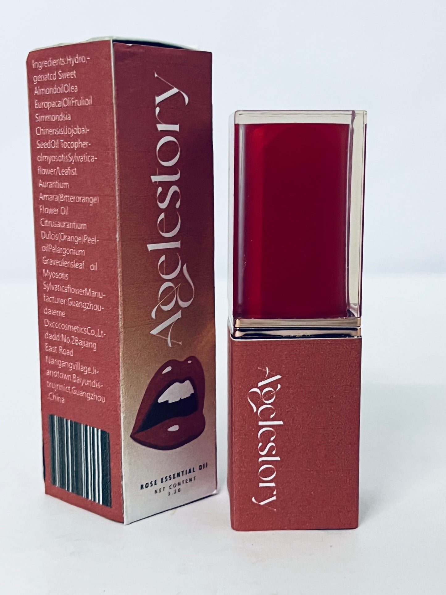 Agelestory Lipstick, Lip Makeup, Cream Finish, Hydrating Lipstick, Nude Lust, Moisturized Feel, 1 Count
