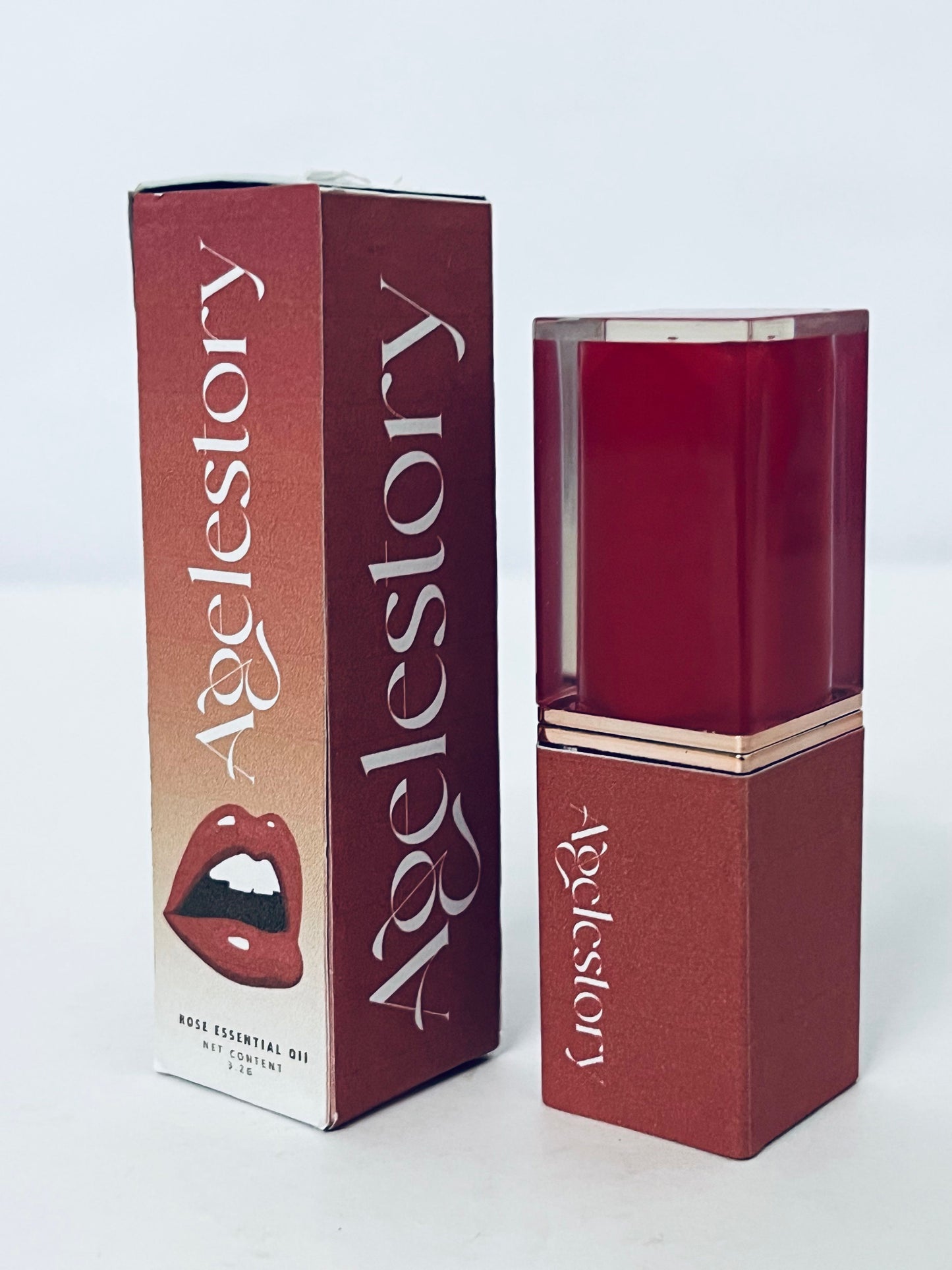 Agelestory Lipstick, Lip Makeup, Cream Finish, Hydrating Lipstick, Nude Lust, Moisturized Feel, 1 Count