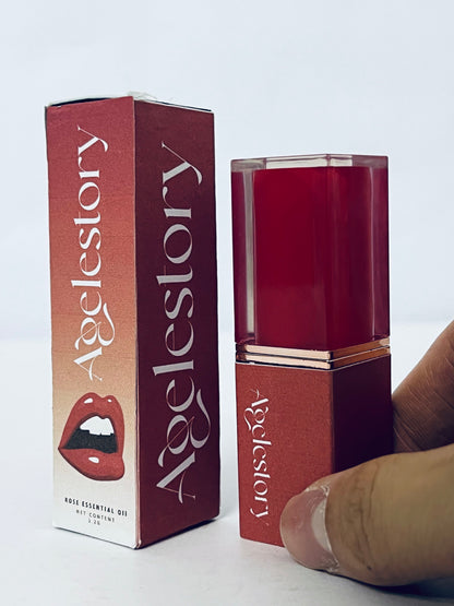 Agelestory Lipstick, Lip Makeup, Cream Finish, Hydrating Lipstick, Nude Lust, Moisturized Feel, 1 Count