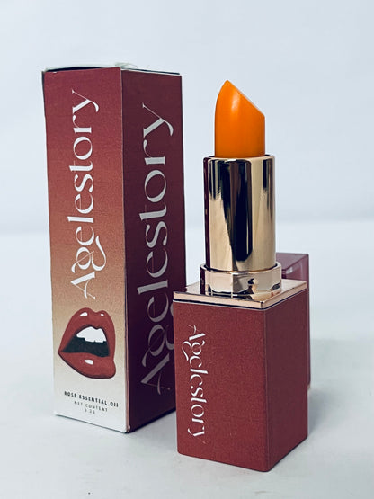Agelestory Lipstick, Lip Makeup, Cream Finish, Hydrating Lipstick, Nude Lust, Moisturized Feel, 1 Count