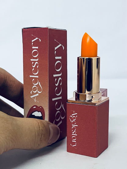 Agelestory Lipstick, Lip Makeup, Cream Finish, Hydrating Lipstick, Nude Lust, Moisturized Feel, 1 Count