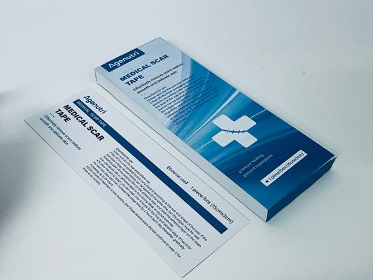 Agenutri Medical Scar Tape 1 Piece/Box (15cm×3cm) Scar Fading & Healing Promotion A Thoughtful Care Tool for Post-Operative Repair
