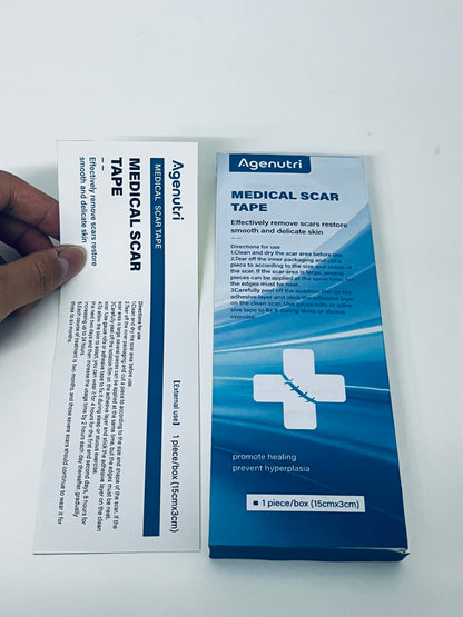 Agenutri Medical Scar Tape 1 Piece/Box (15cm×3cm) Scar Fading & Healing Promotion A Thoughtful Care Tool for Post-Operative Repair