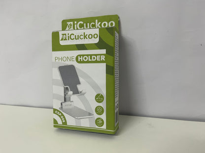 【AiCuckoo Mounts for smartphones】——AiCuckoo Foldable & Height-Adjustable Phone Stand - Hands-Free Solution for Work & Play