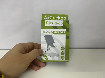 【AiCuckoo Mounts for smartphones】——AiCuckoo Foldable & Height-Adjustable Phone Stand - Hands-Free Solution for Work & Play
