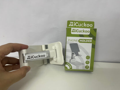 【AiCuckoo Mounts for smartphones】——AiCuckoo Foldable & Height-Adjustable Phone Stand - Hands-Free Solution for Work & Play