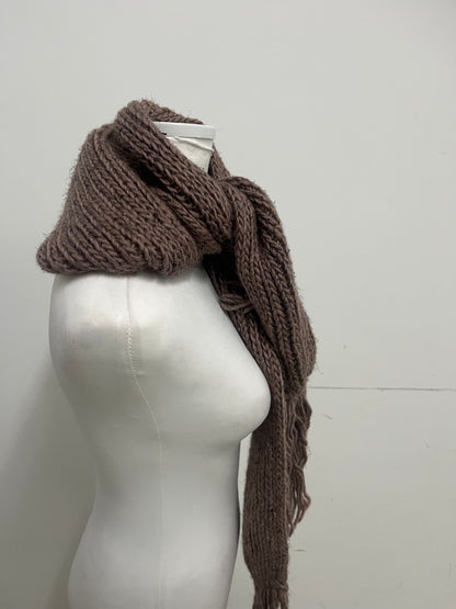 AiJasmine Wool Knitted Scarf Warm & Soft Retro Texture A Fashionable Warm Accessory for Autumn and Winter