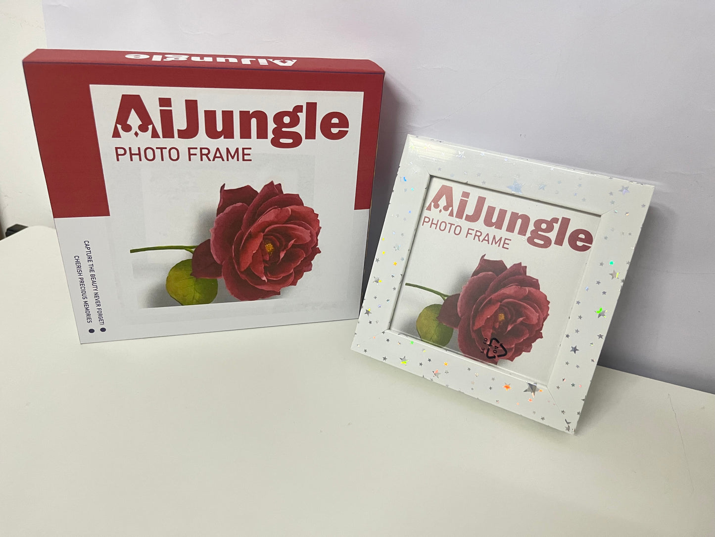 【AiJungle Glitter Star Photo Frame】—— Chic Decor to Cherish Precious Moments