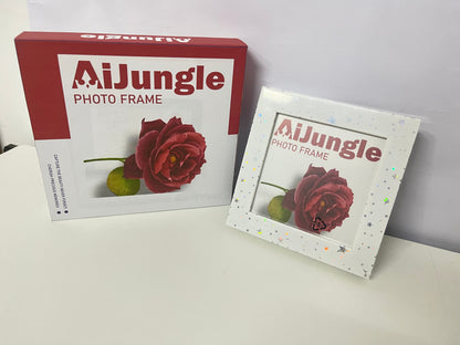 【AiJungle Glitter Star Photo Frame】—— Chic Decor to Cherish Precious Moments