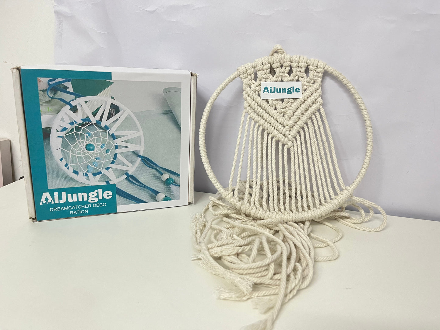【AiJungle Macramé Dreamcatcher】—— Boho-Style Decor for Cozy Spaces