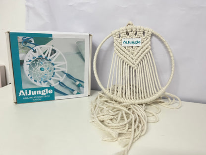 【AiJungle Macramé Dreamcatcher】—— Boho-Style Decor for Cozy Spaces