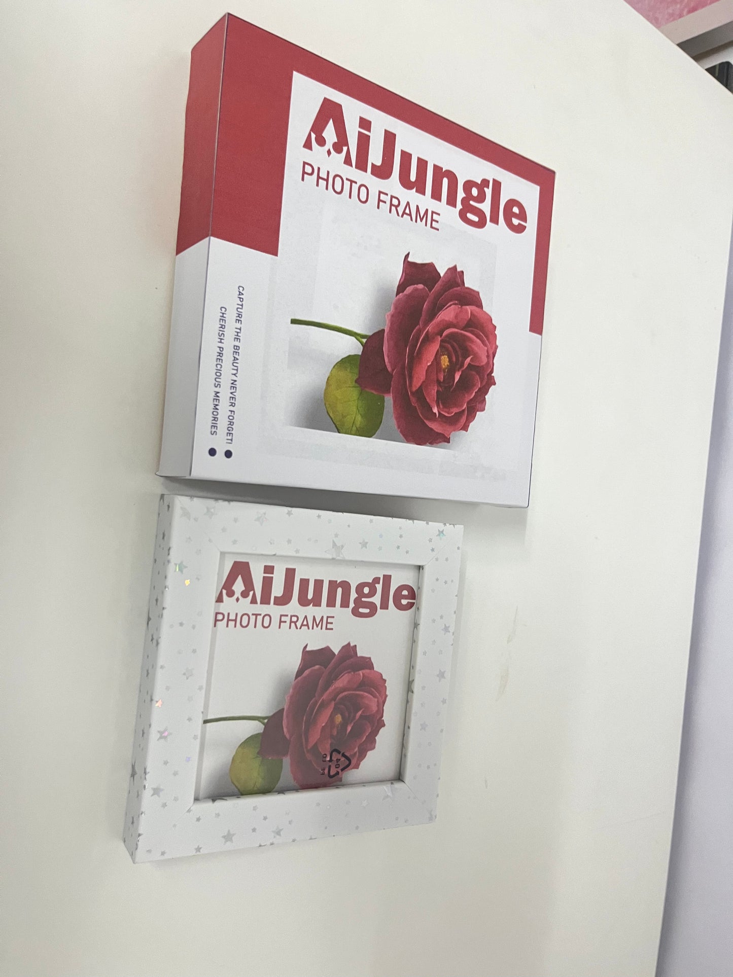 【AiJungle Glitter Star Photo Frame】—— Chic Decor to Cherish Precious Moments