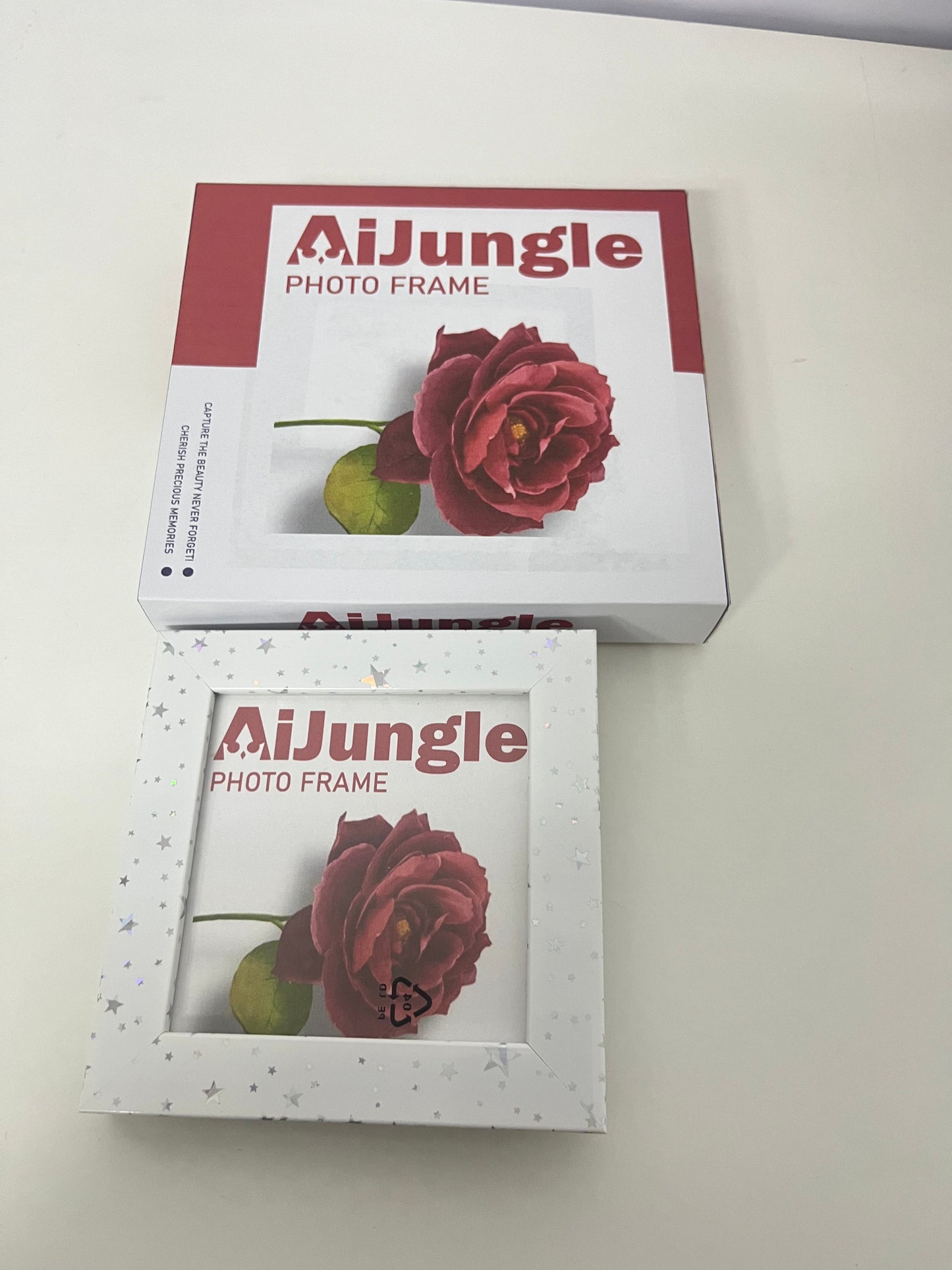 【AiJungle Glitter Star Photo Frame】—— Chic Decor to Cherish Precious Moments