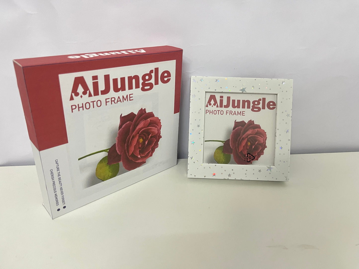【AiJungle Glitter Star Photo Frame】—— Chic Decor to Cherish Precious Moments