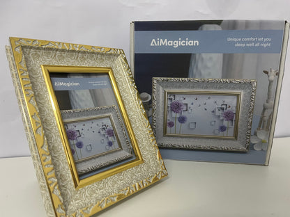 [AiMagician Picture frames]—— AiMagician Vintage Gilded Carved Picture Frame - Luxury European-Style Tabletop Display Frame