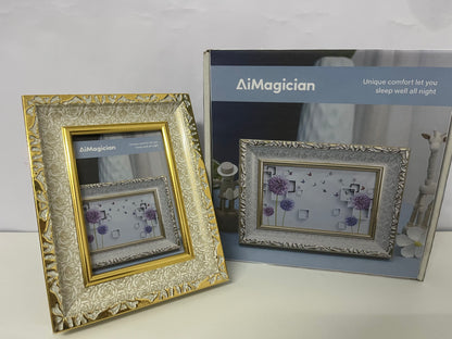 [AiMagician Picture frames]—— AiMagician Vintage Gilded Carved Picture Frame - Luxury European-Style Tabletop Display Frame