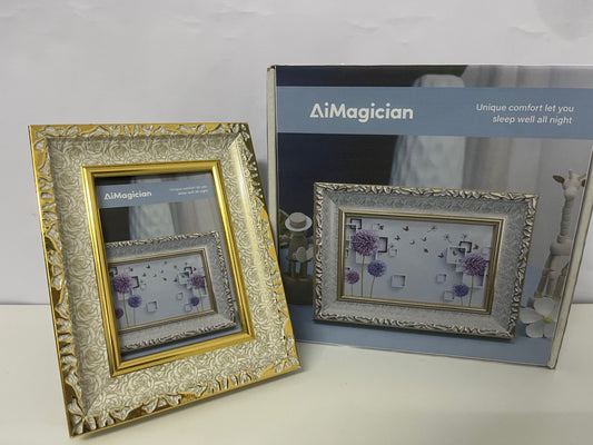 [AiMagician Picture frames]—— AiMagician Vintage Gilded Carved Picture Frame - Luxury European-Style Tabletop Display Frame