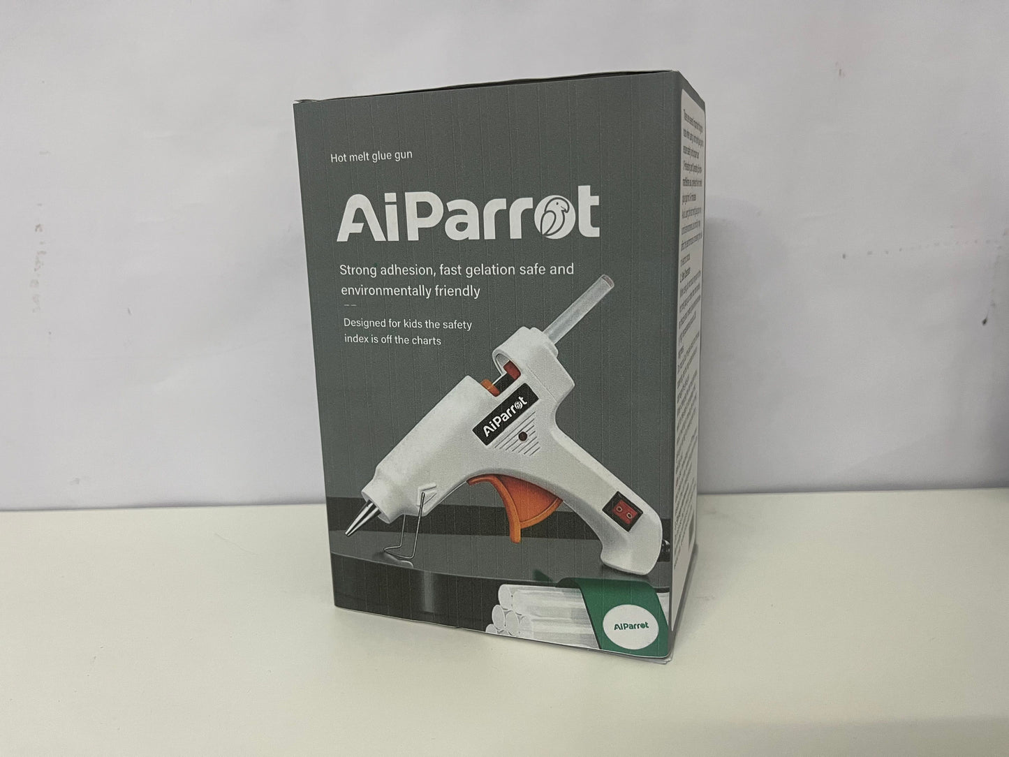 【AiParrot Electric Hot Melt Glue Gun】—— Safe, Fast Adhesion for DIY & Repairs