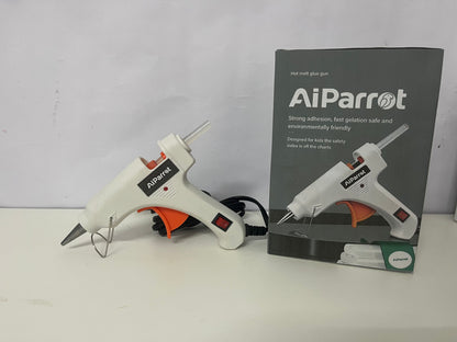 【AiParrot Electric Hot Melt Glue Gun】—— Safe, Fast Adhesion for DIY & Repairs
