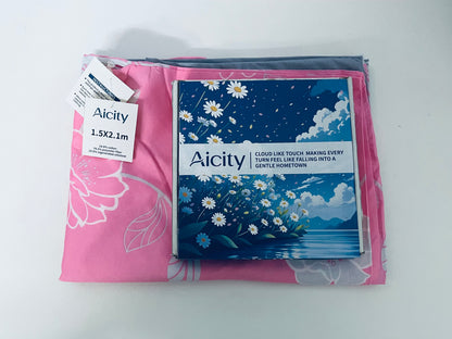 【Aicity 1.5×2.1m Cotton-Blend Quilt Cover】—— Soft & Stylish Bedding for Cozy Nights