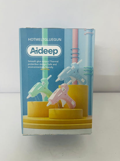 Aideep Mini Craft Glue Gun with 40 Hot Glue Sticks, 20w Upgraded Removable and Safe for Home Repairs, DIY Crafts, Wood, Card Paper