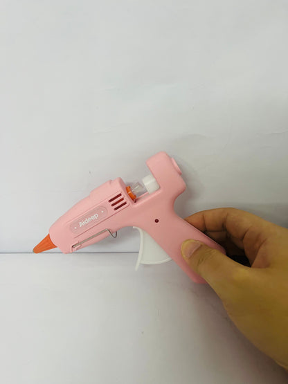 Aideep Mini Craft Glue Gun with 40 Hot Glue Sticks, 20w Upgraded Removable and Safe for Home Repairs, DIY Crafts, Wood, Card Paper